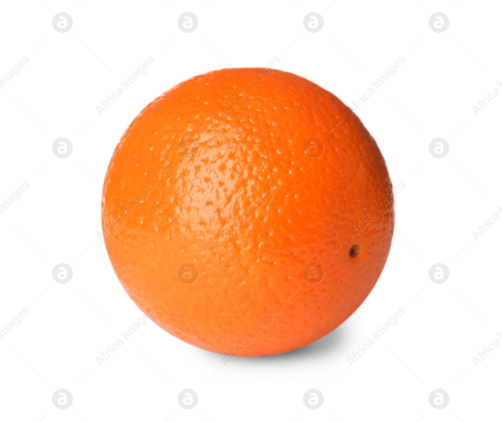 Photo of Delicious fresh ripe orange isolated on white