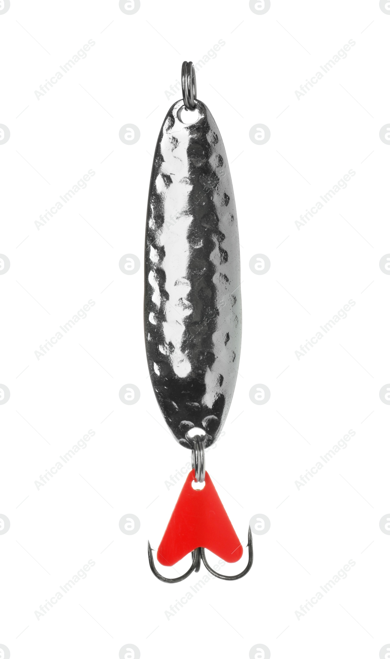 Photo of Fishing lure on white background. Artificial bait