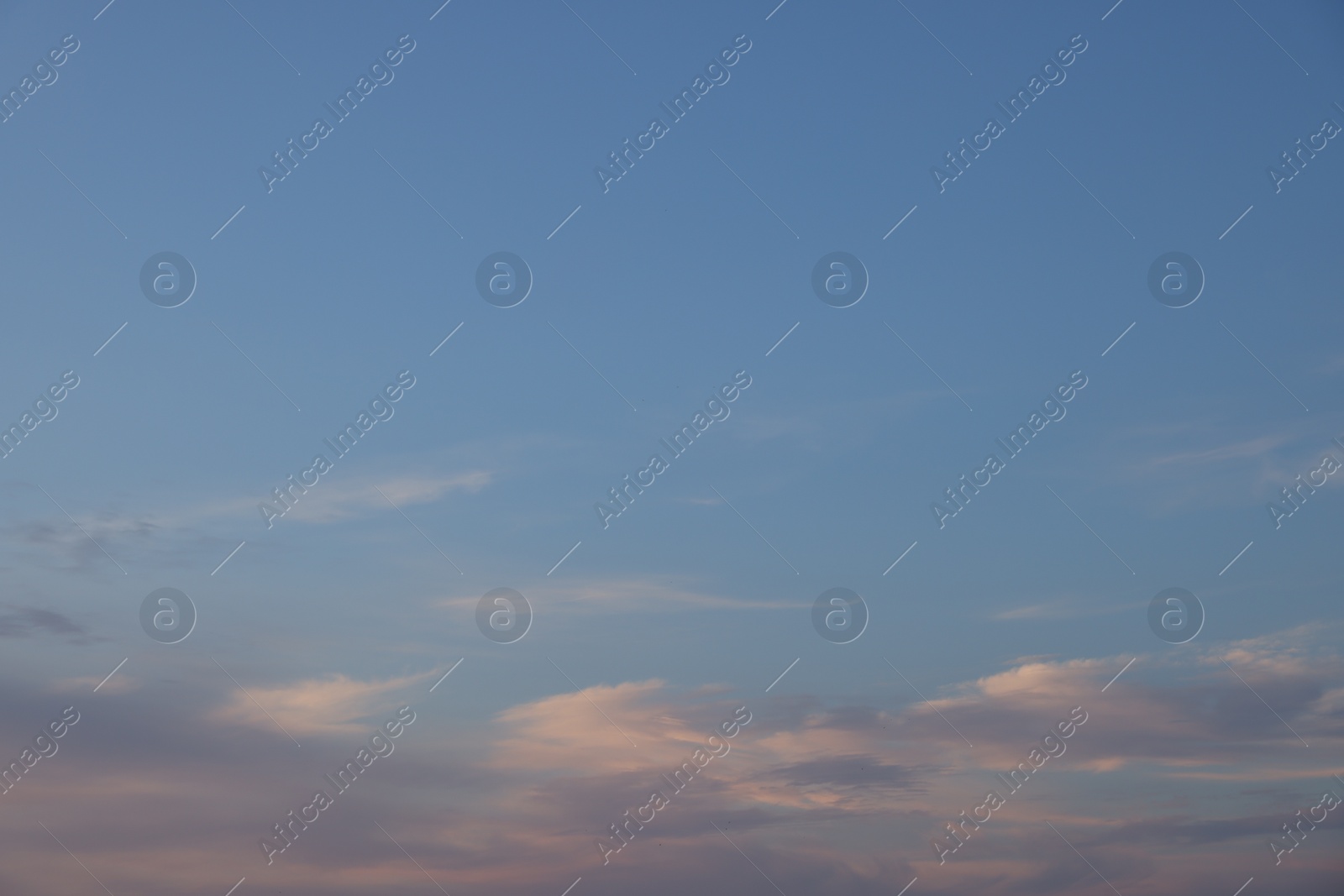 Photo of Picturesque view of beautiful blue sky with clouds