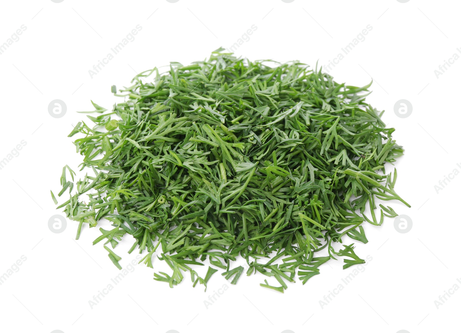 Photo of Pile of fresh dill isolated on white