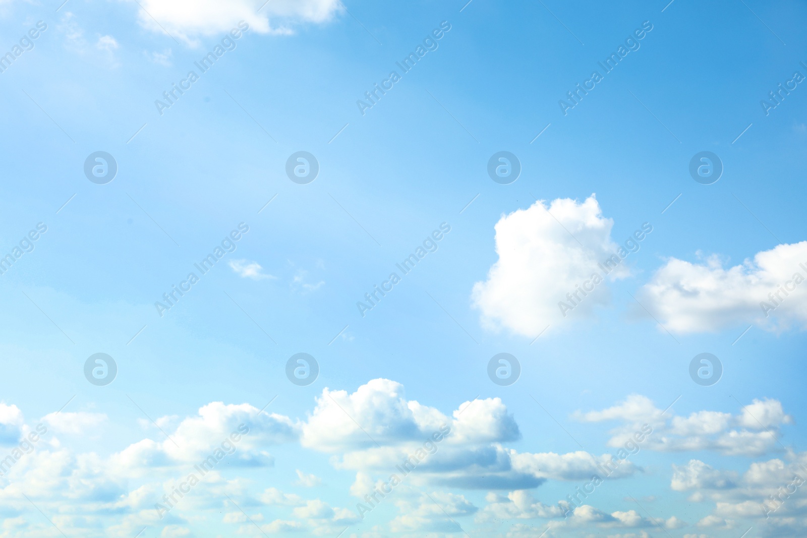 Photo of Picturesque view of blue sky with white clouds on sunny day