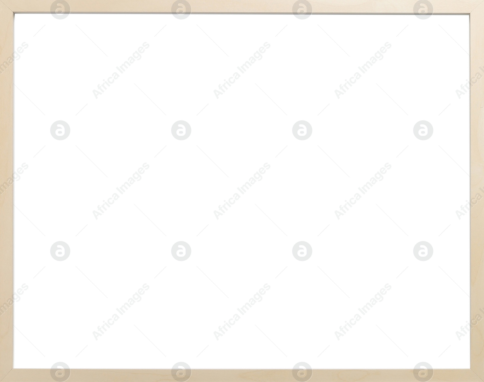 Image of Frame with blank white background. Mockup for design