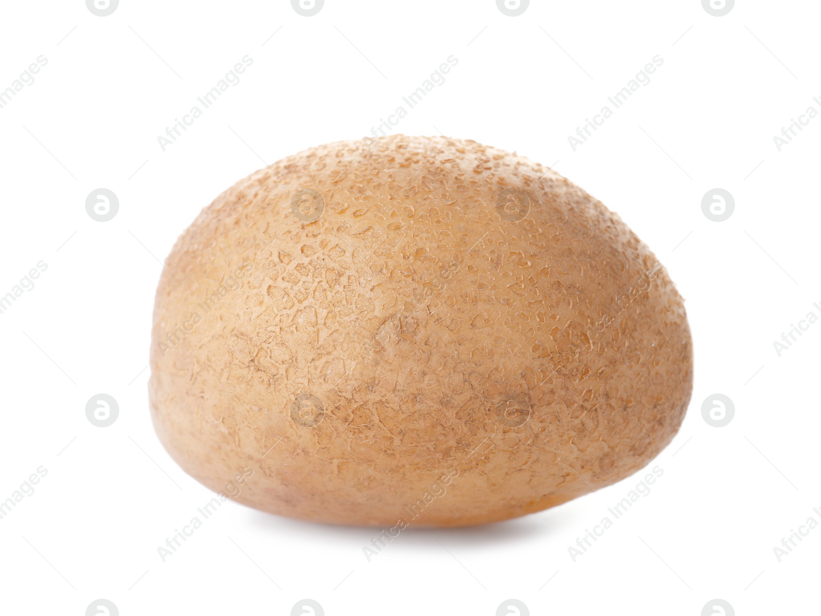 Photo of Fresh ripe organic potato on white background