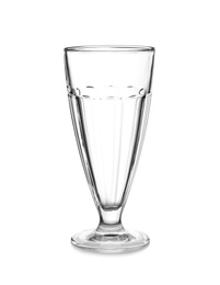 Photo of New clean empty glass isolated on white
