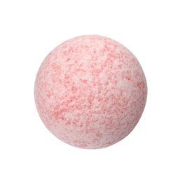 Photo of Bath bomb on white background. Spa product