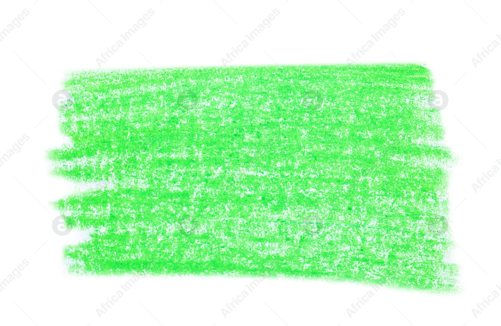 Photo of Green hand drawn pencil hatching on white background