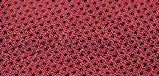 Texture of burgundy fabric as background, closeup
