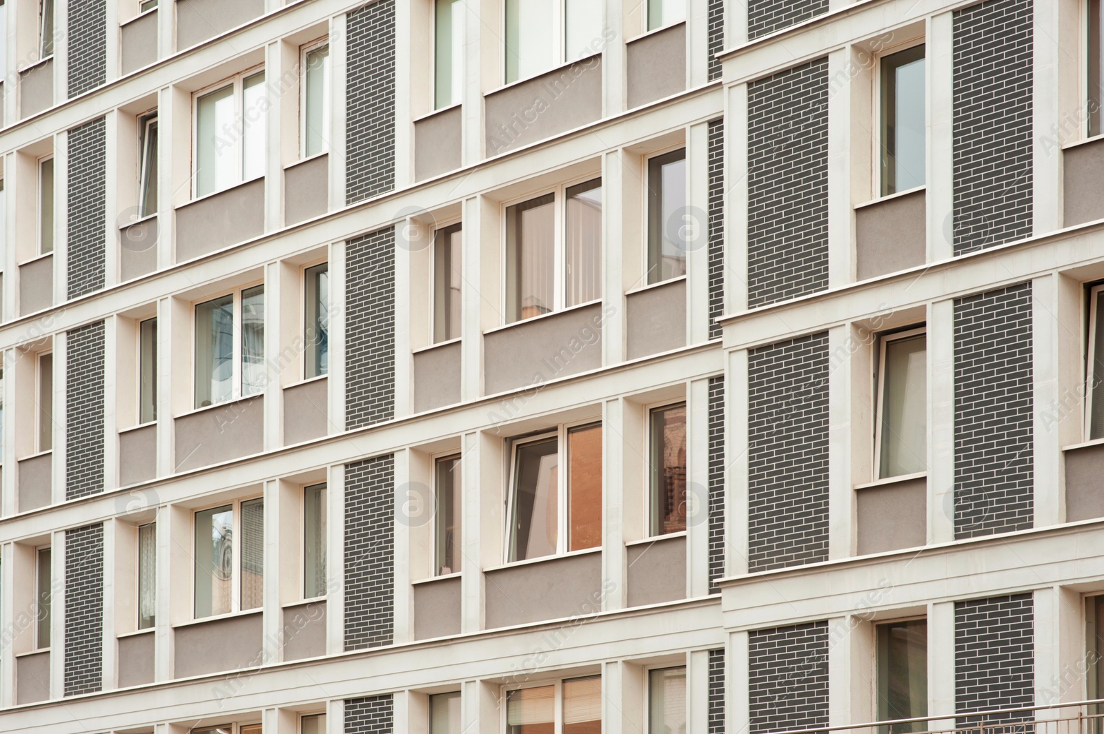 Photo of View on building with lots of windows