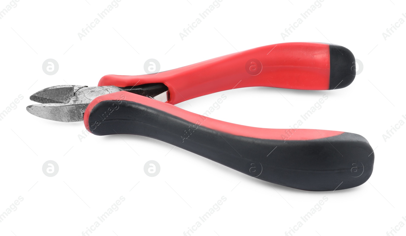 Photo of New side cutting pliers isolated on white