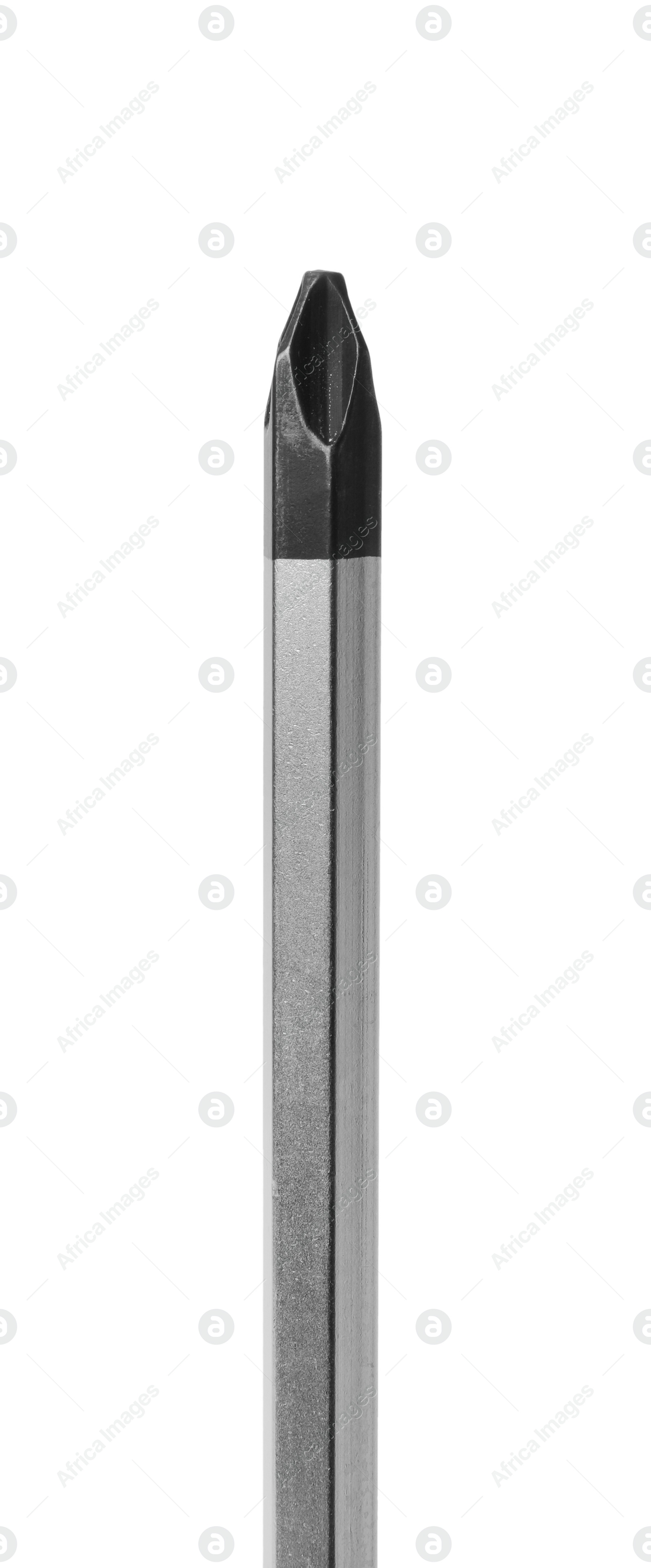 Photo of One new screwdriver isolated on white. Construction tool