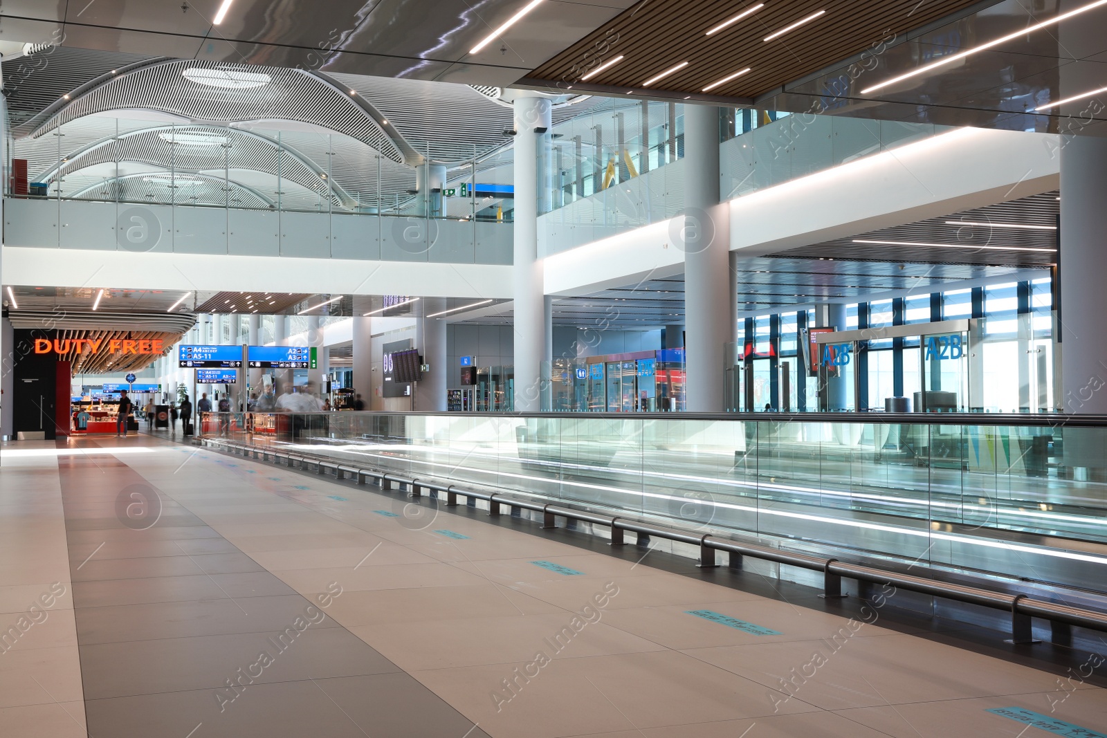 Photo of ISTANBUL, TURKEY - AUGUST 13, 2019: Interior of new airport terminal