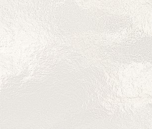 Image of Texture of white silver foil as background, closeup view