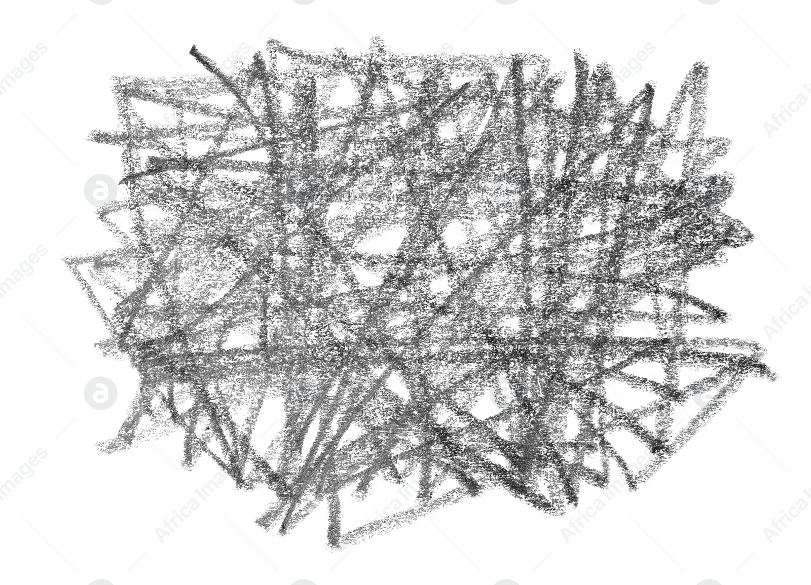 Photo of Hand drawn pencil scribble on white background