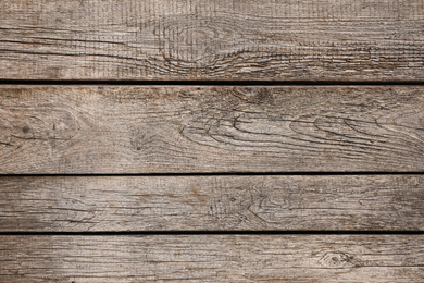 Photo of Textured wooden surface as background, closeup view