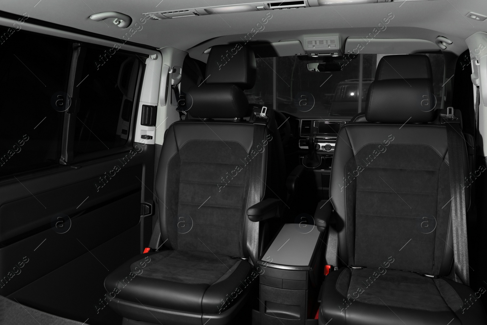 Photo of New modern car with comfortable seats inside