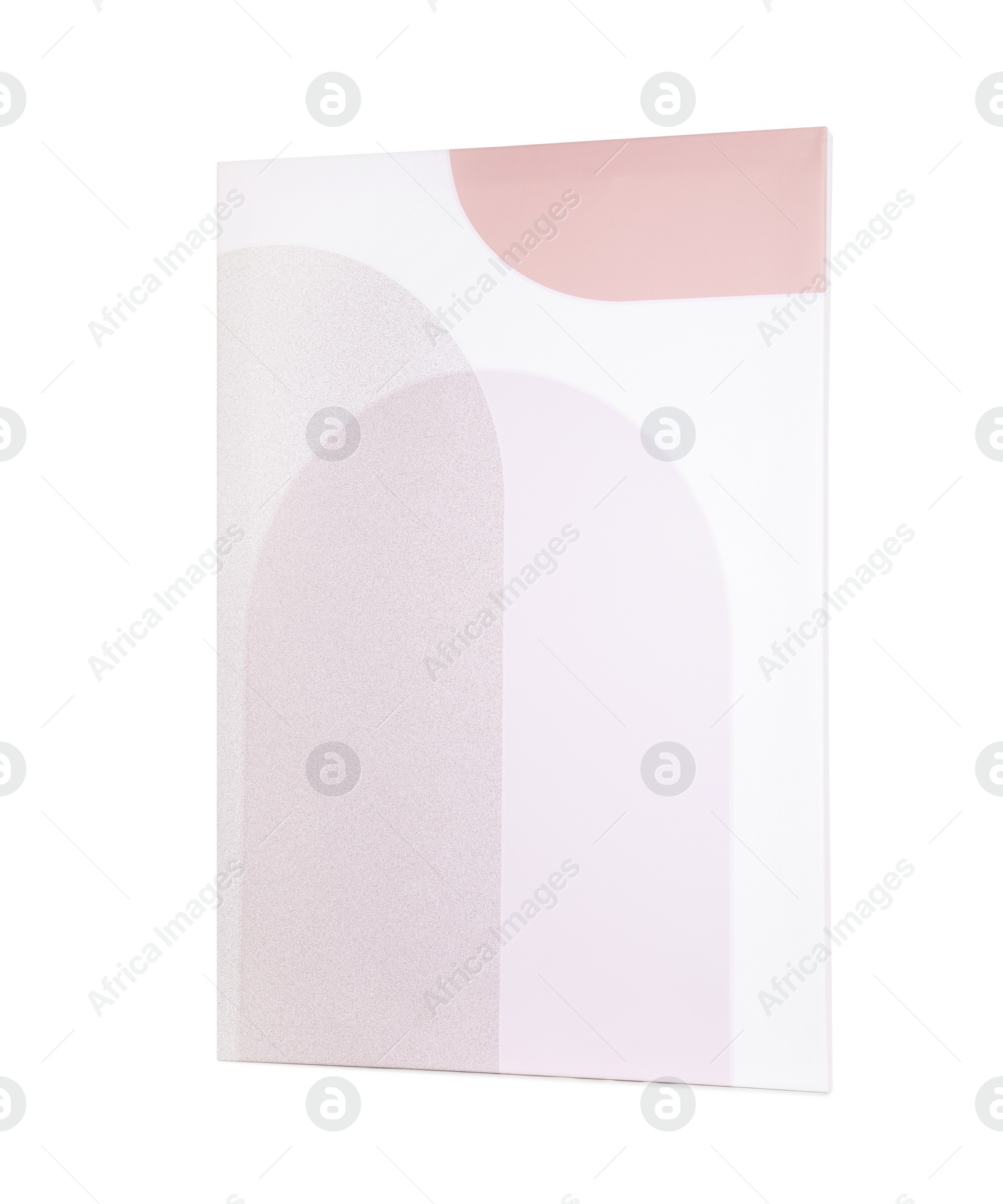 Photo of Beautiful abstract painting on white background. Element of interior decor