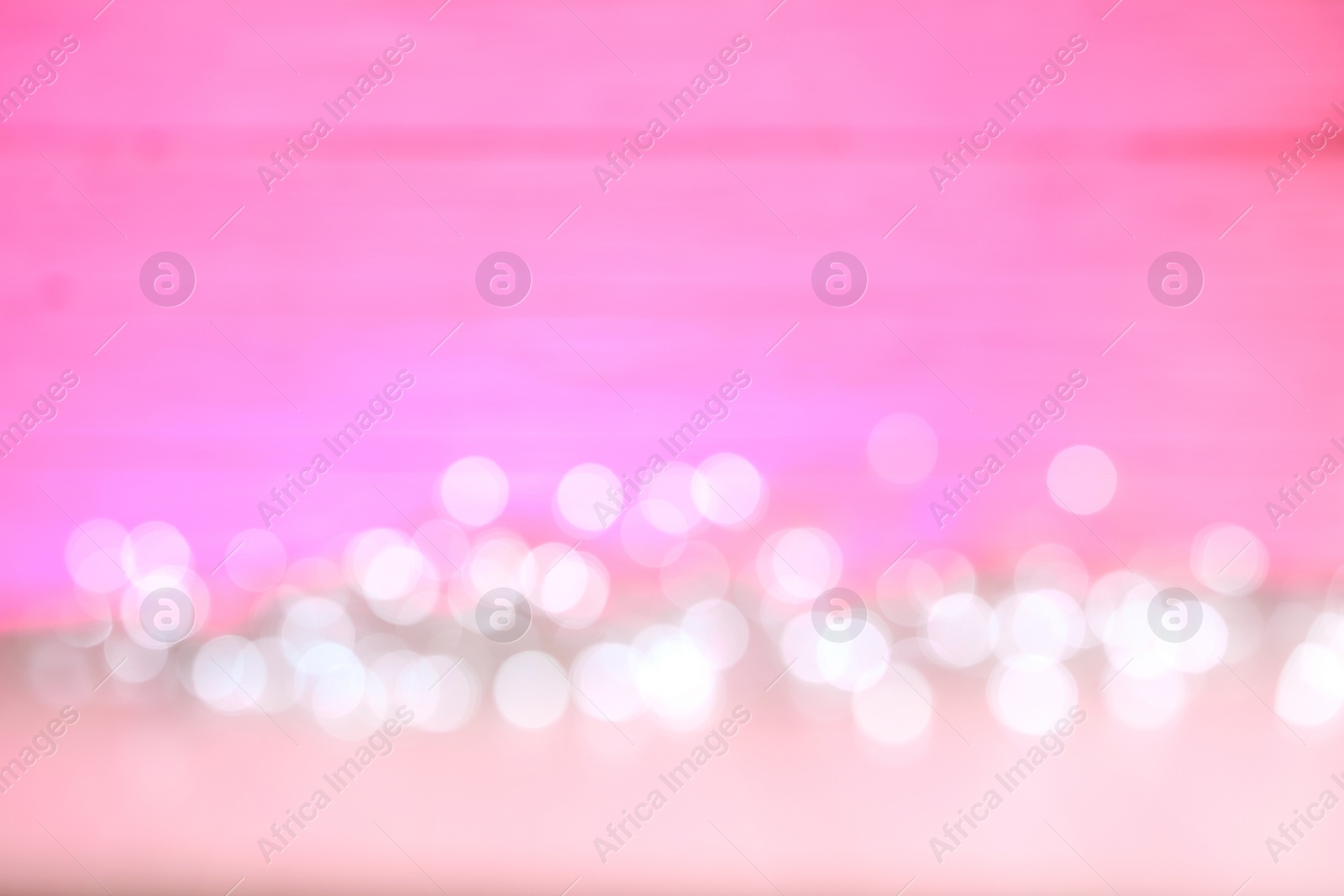 Photo of Beautiful abstract background with blurred white Christmas lights