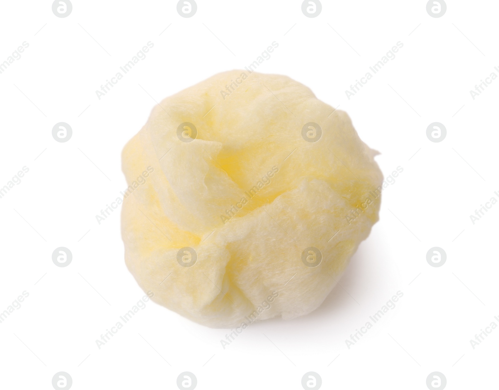 Photo of One sweet cotton candy isolated on white