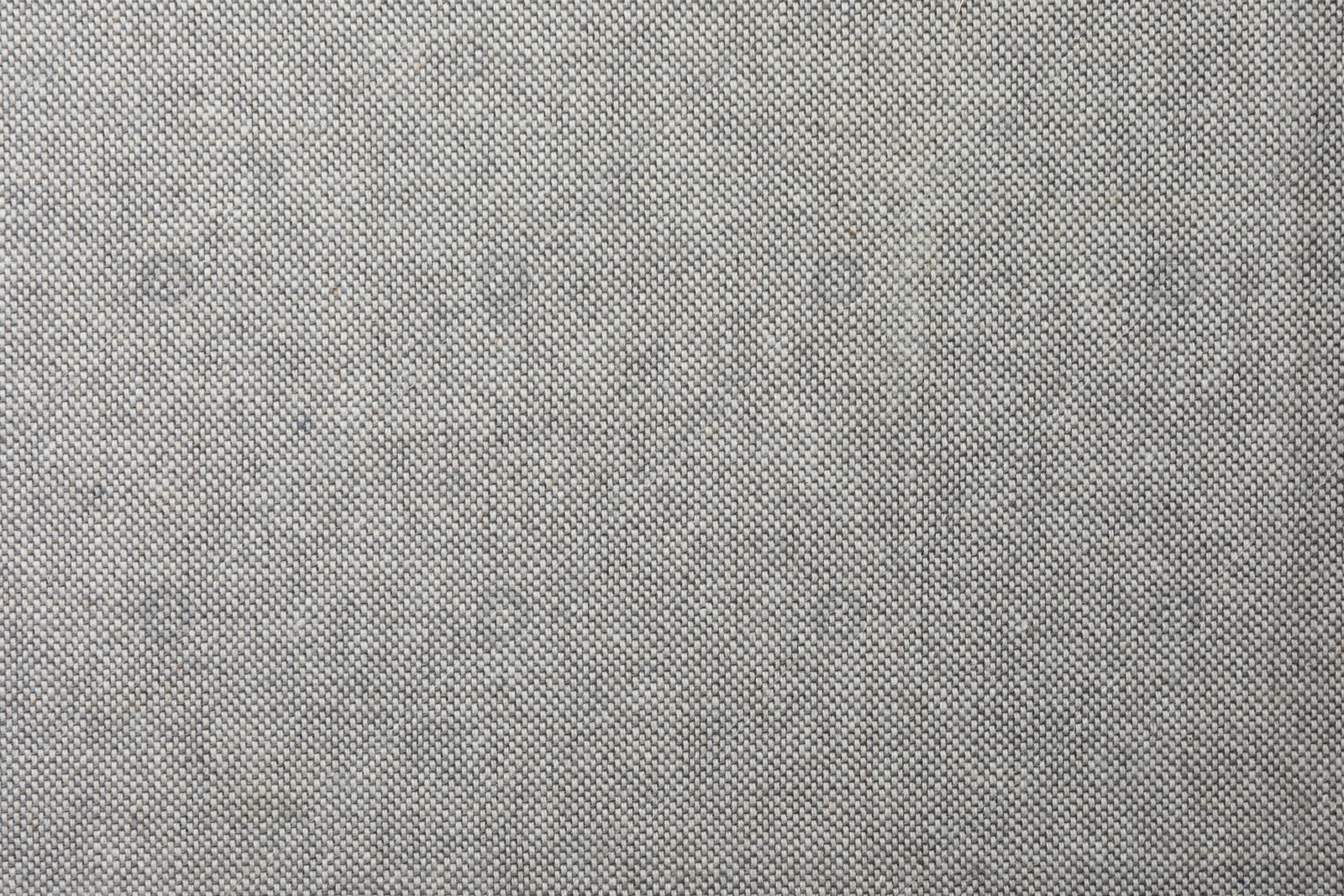 Photo of Texture of grey fabric as background, top view