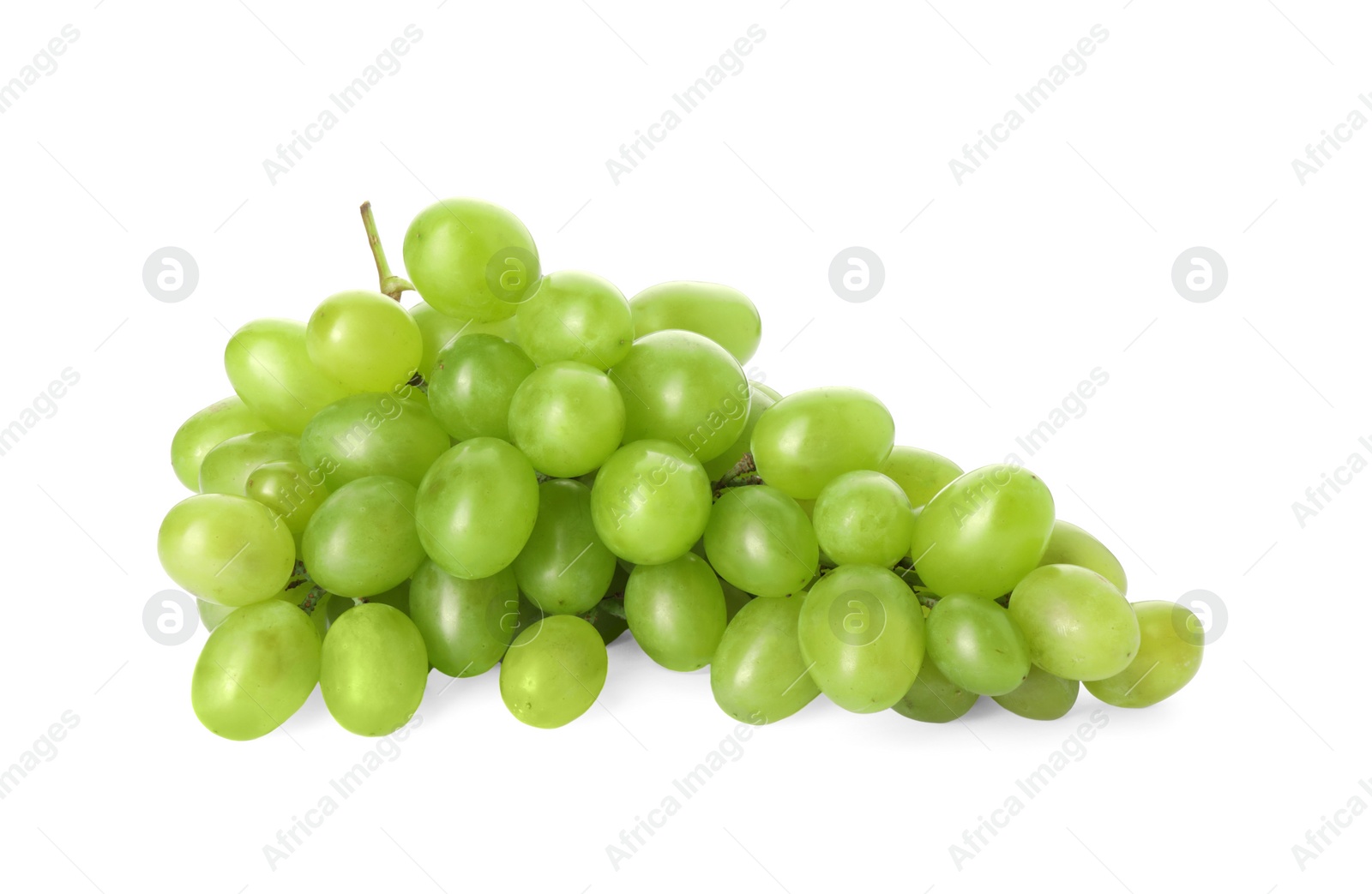 Photo of Fresh ripe juicy grapes isolated on white