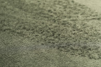 Texture of soft grey fabric as background, closeup