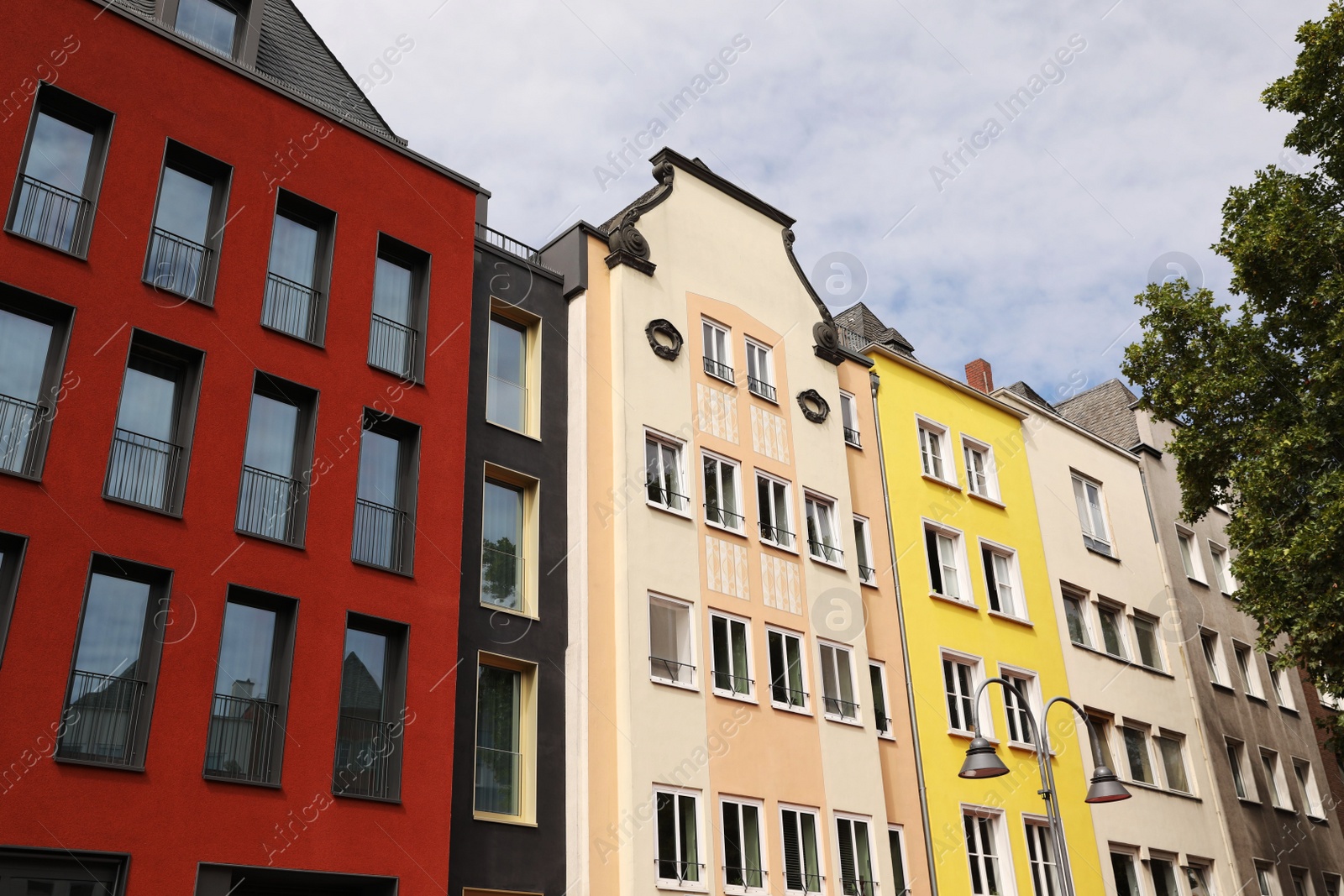 Photo of Exterior of beautiful modern residential buildings in city