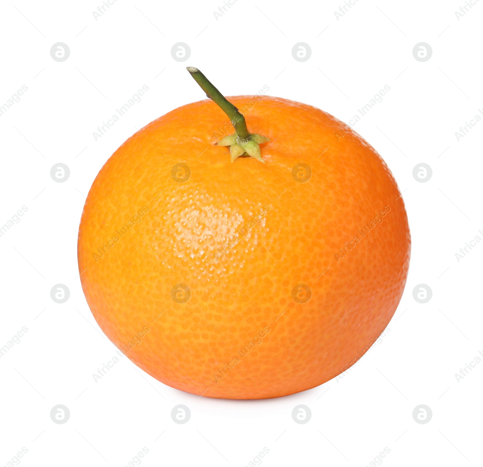 Photo of Fresh ripe juicy tangerine isolated on white