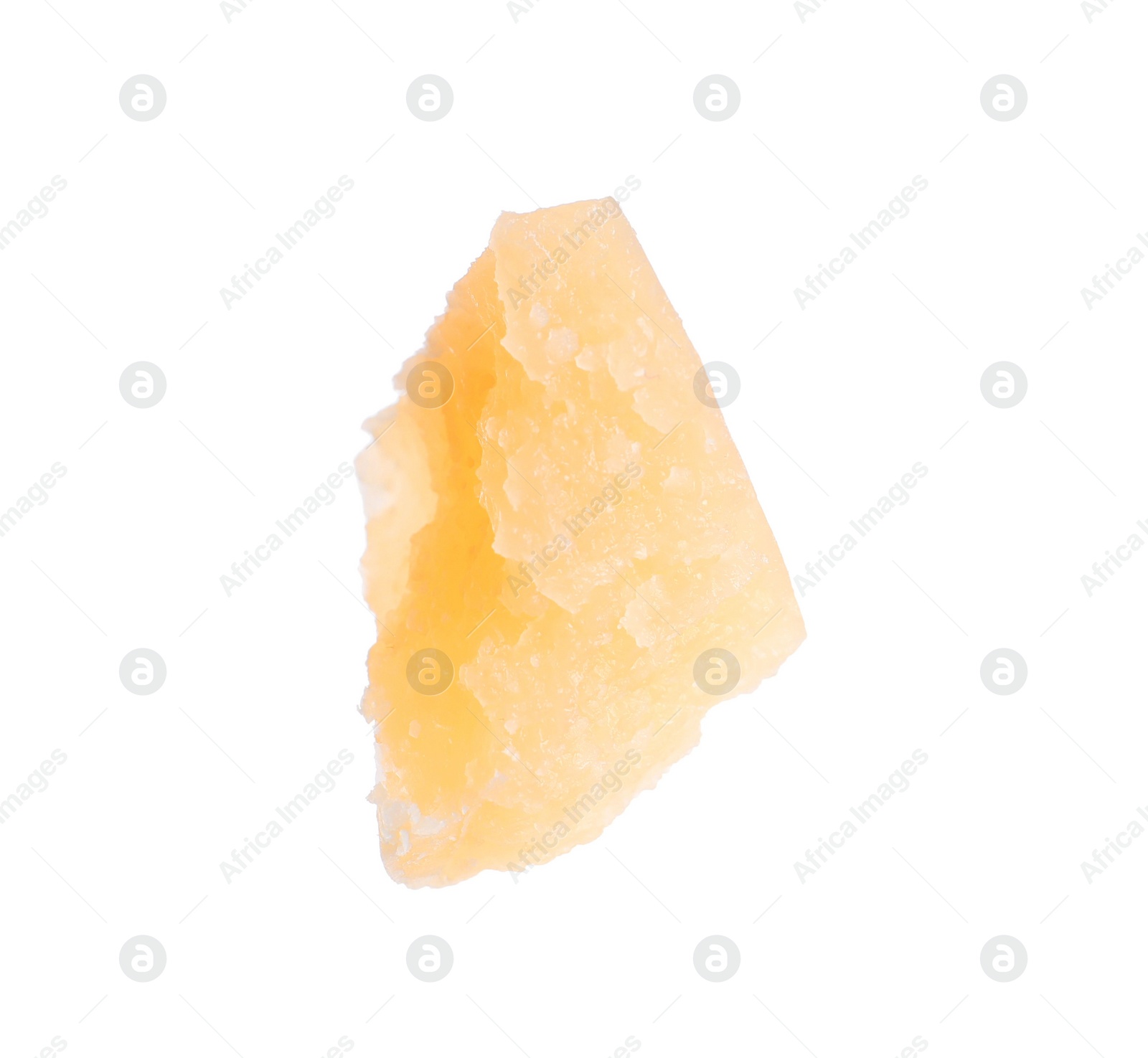 Photo of Piece of delicious parmesan cheese isolated on white