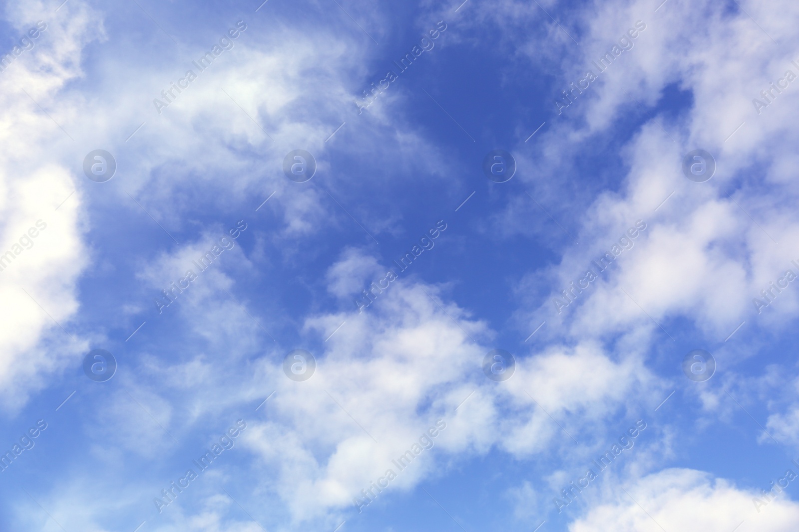 Photo of Beautiful blue sky with white clouds outdoors