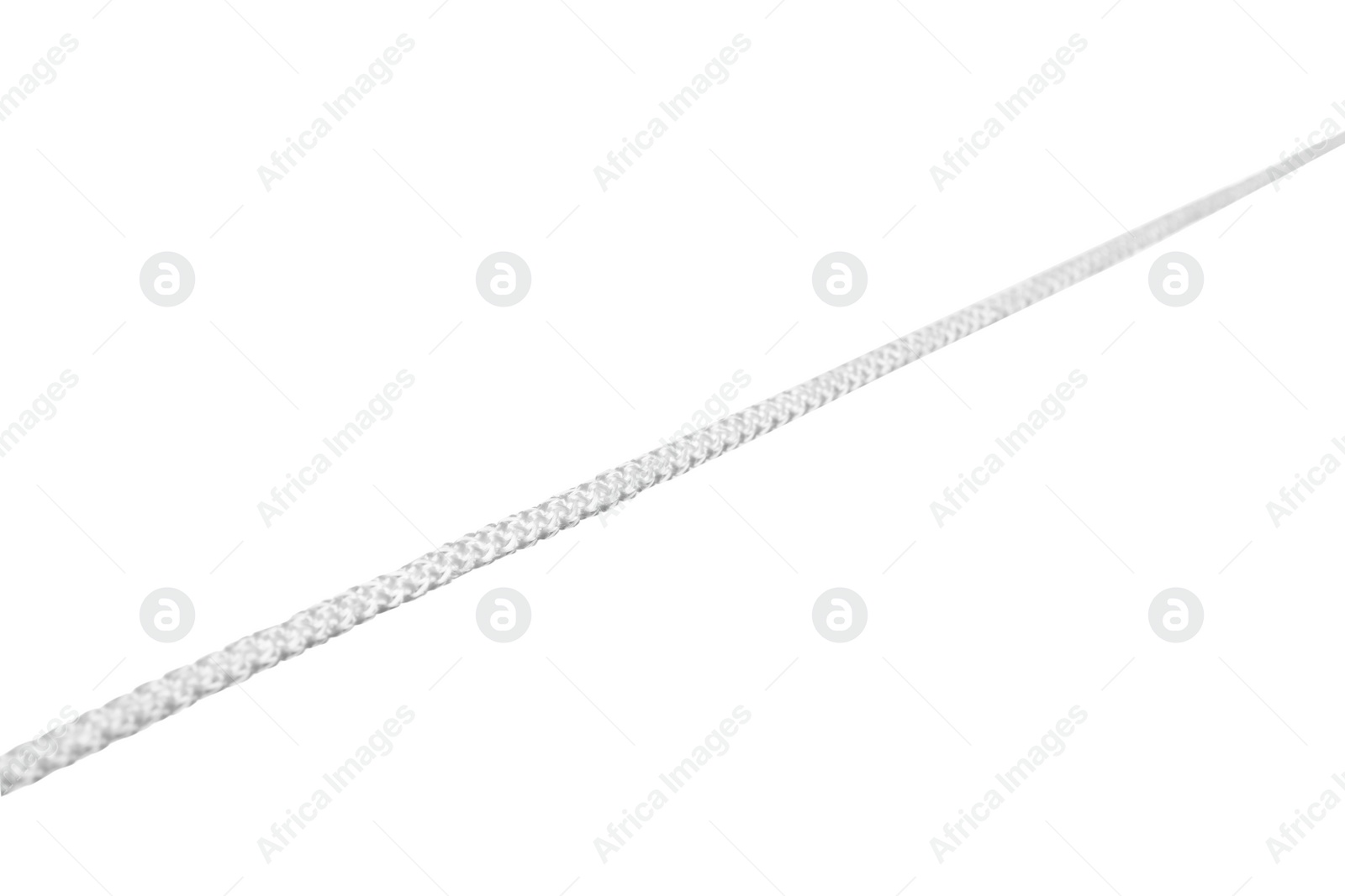 Photo of Color rope on white background. Simple design