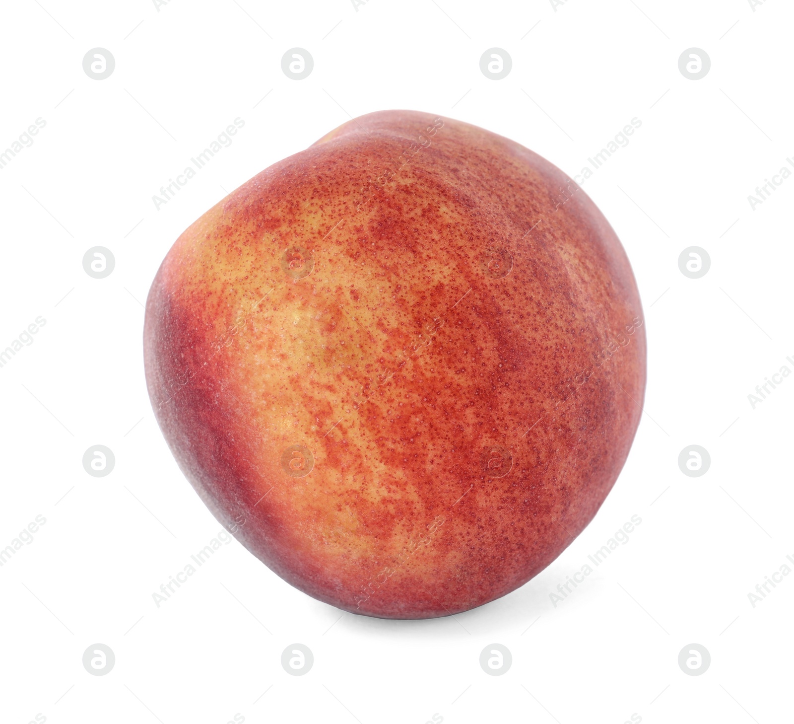 Photo of Delicious ripe sweet peach isolated on white