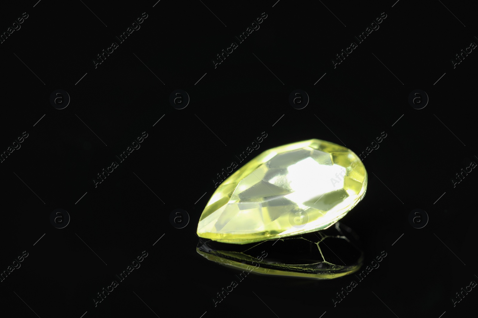 Image of Beautiful gemstone for jewelry on black background