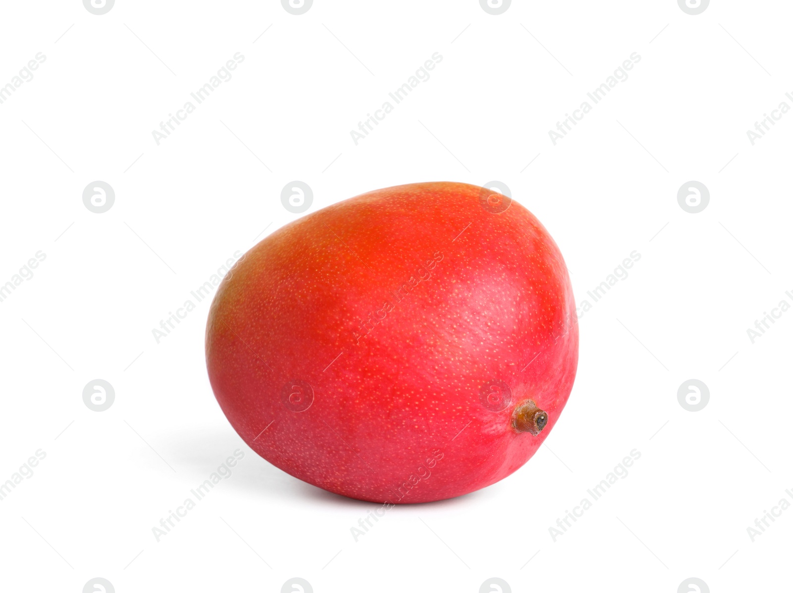 Photo of Delicious ripe juicy mango isolated on white