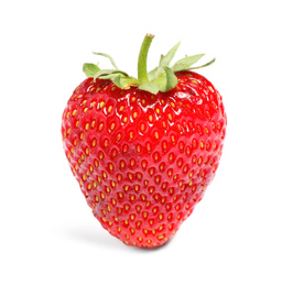 Delicious fresh ripe strawberry isolated on white