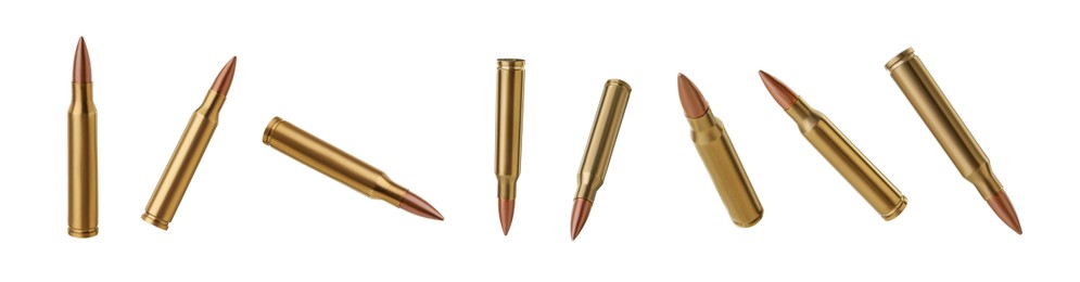 Set of bullets on white background. Banner design