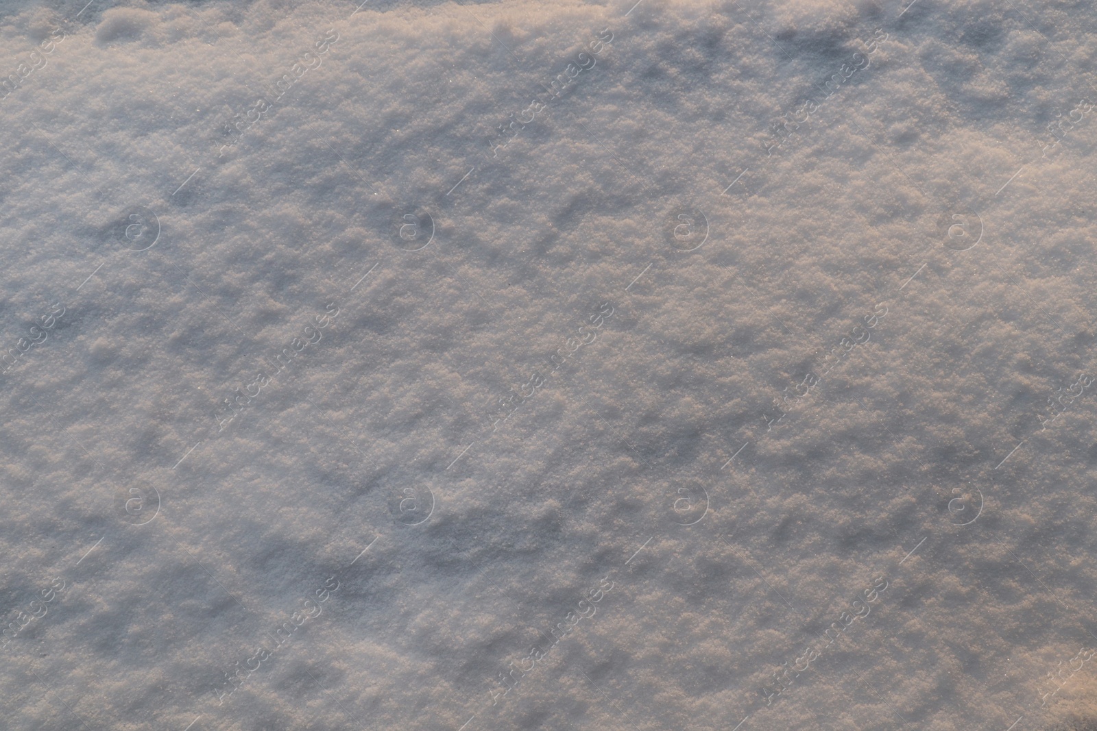 Photo of Beautiful snow as background, closeup view. Winter weather