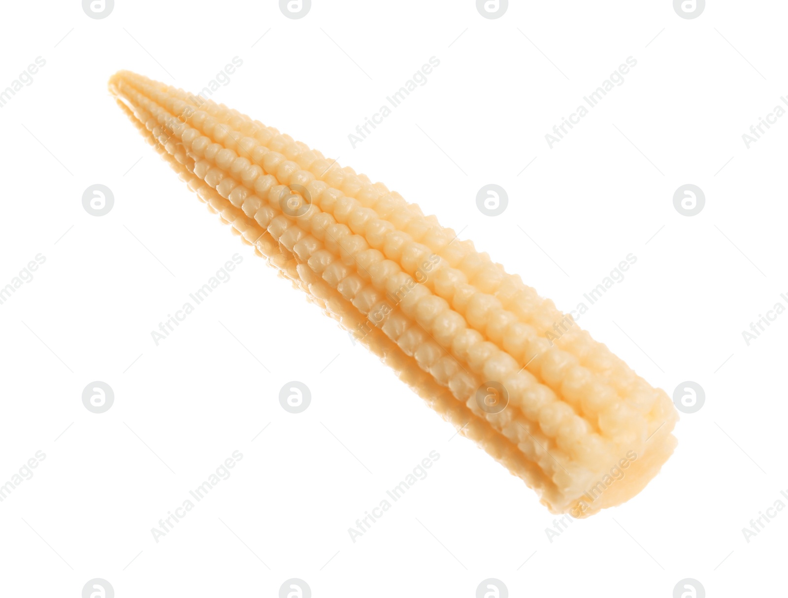 Photo of Fresh baby corn cob isolated on white