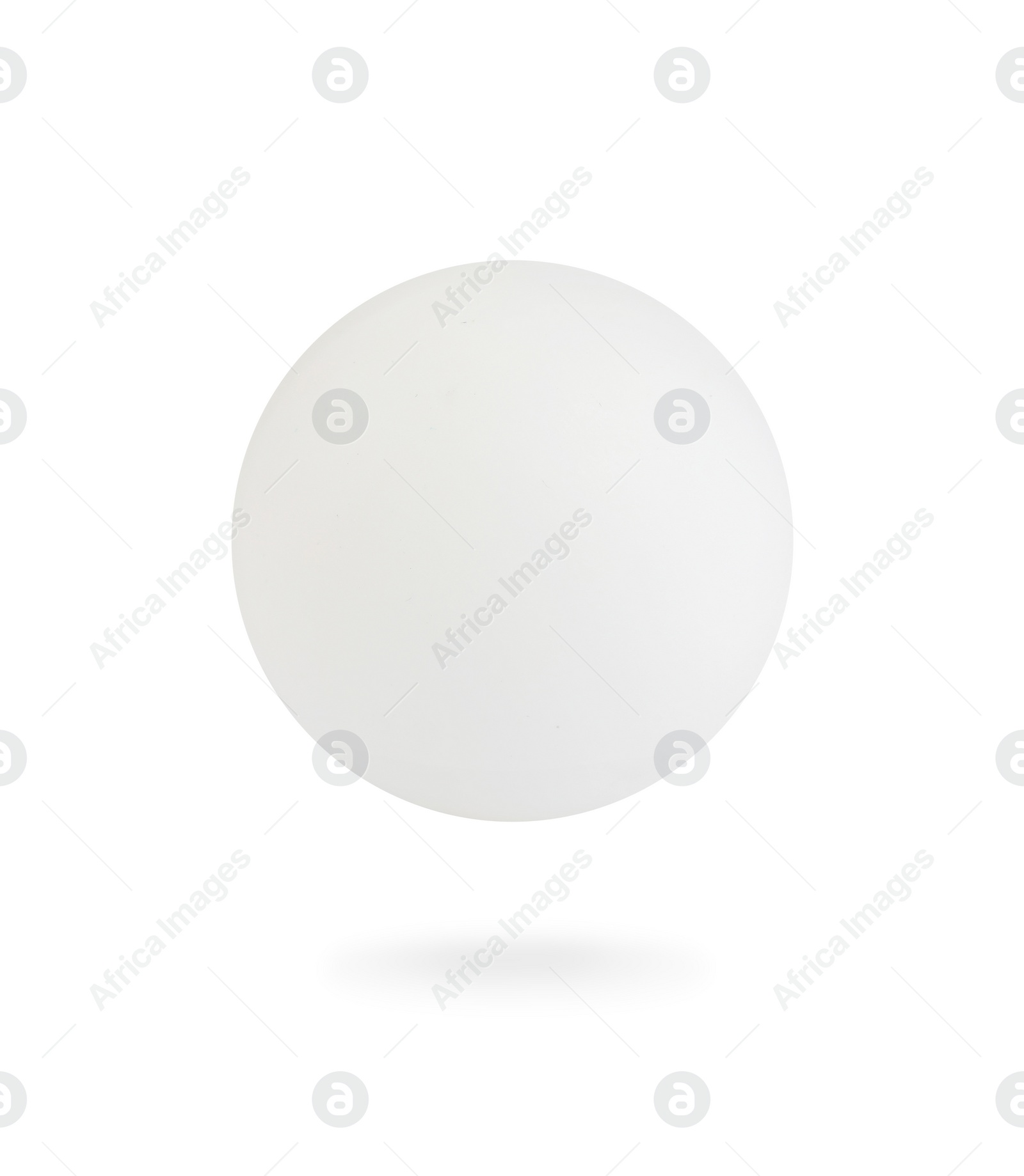 Image of Plastic ball for table tennis isolated on white
