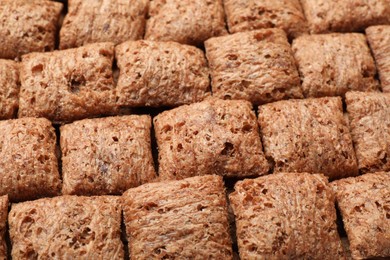 Delicious sweet corn pads as background, closeup