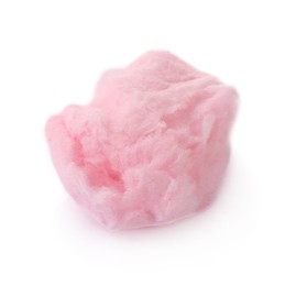 Photo of One sweet cotton candy isolated on white