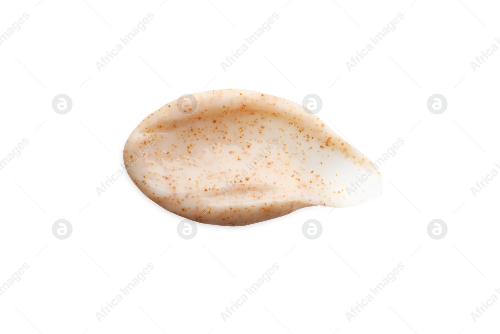 Photo of Sample of scrub isolated on white, top view