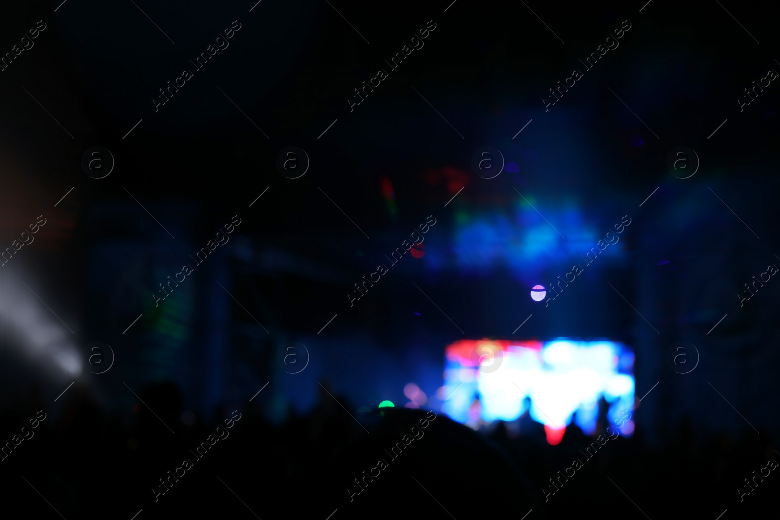 Photo of Blurred view of open air festival