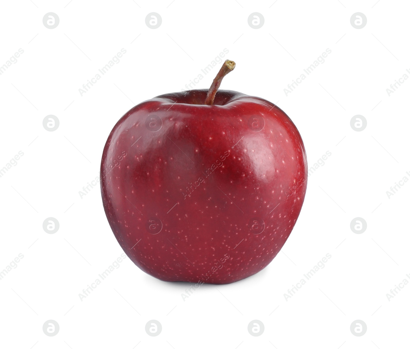 Photo of Fresh ripe red apple isolated on white