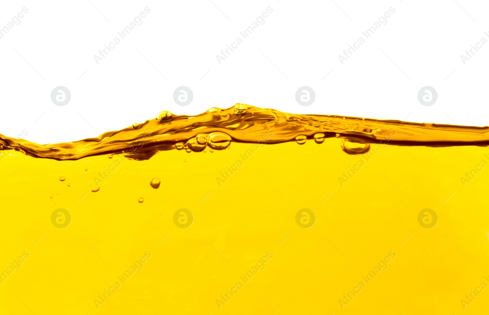 Image of Natural organic cooking oil on white background