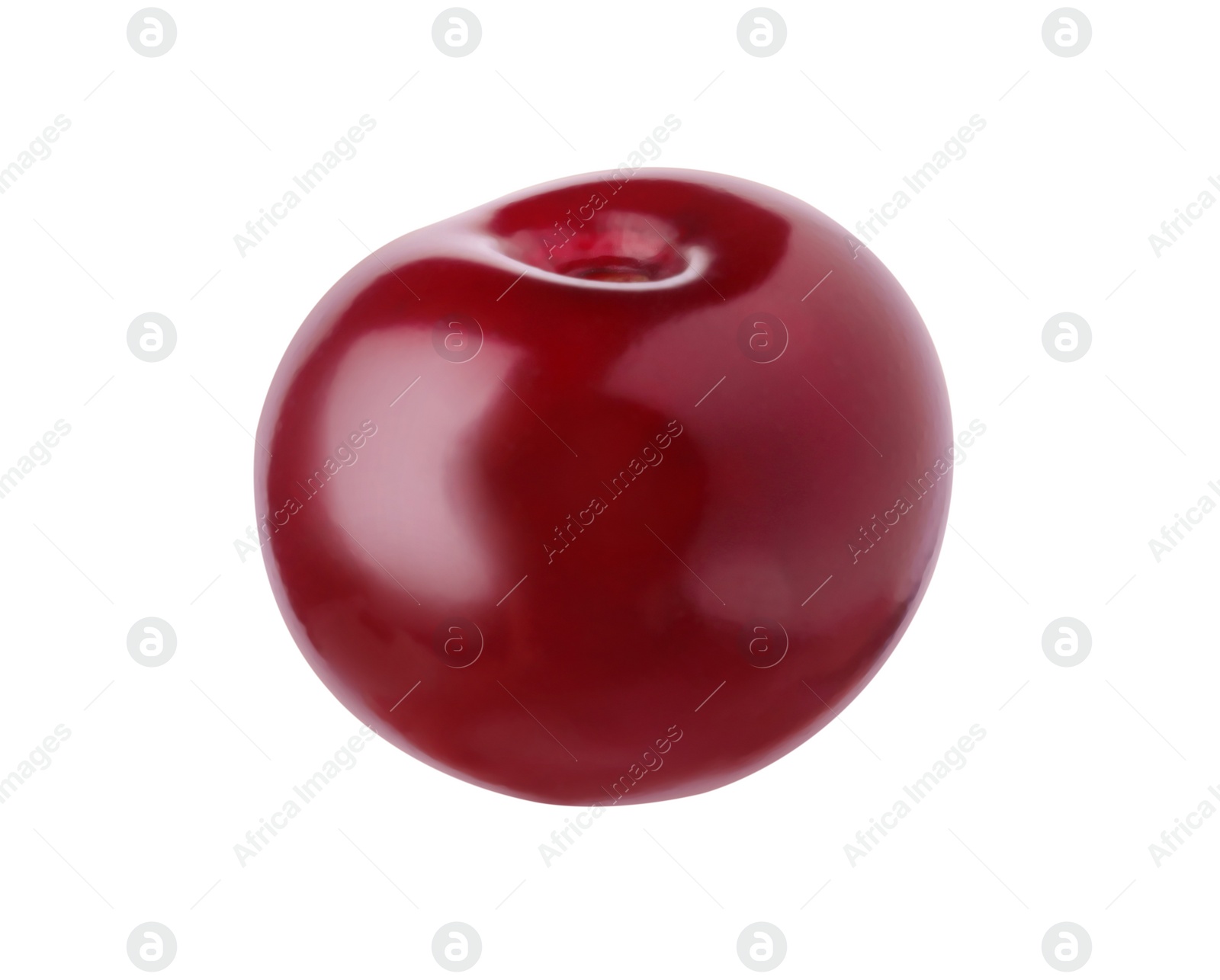 Photo of Delicious ripe sweet cherry isolated on white