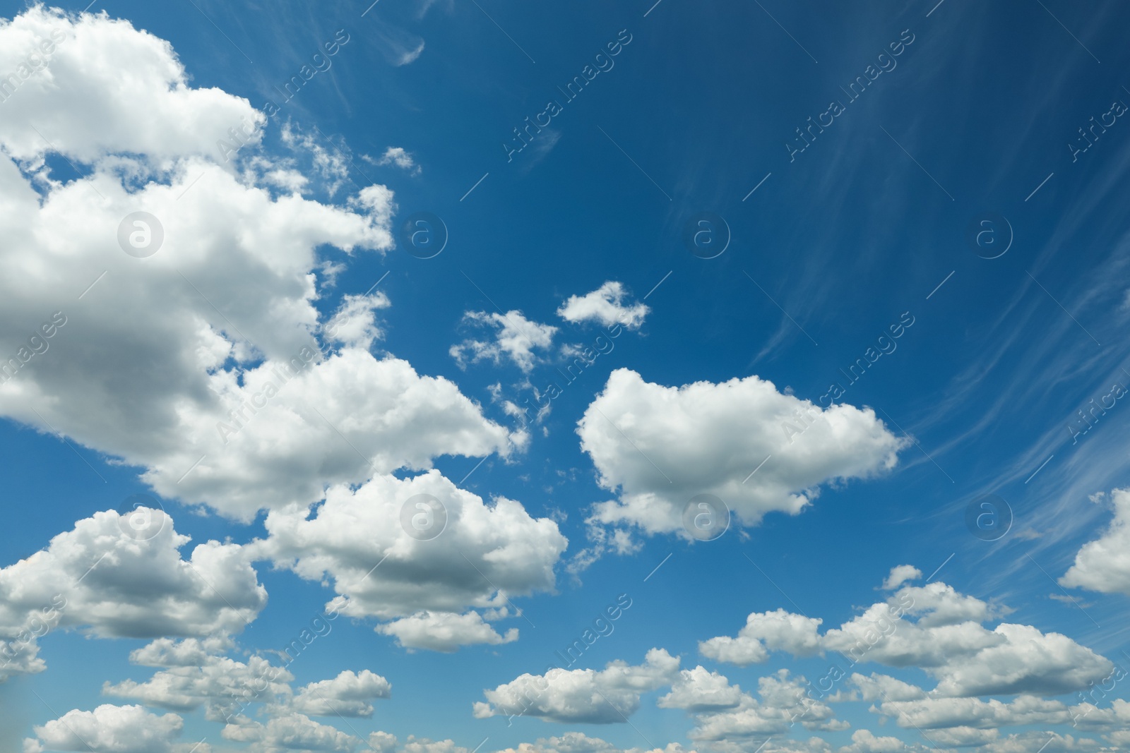 Photo of Picturesque view of beautiful sky with fluffy clouds