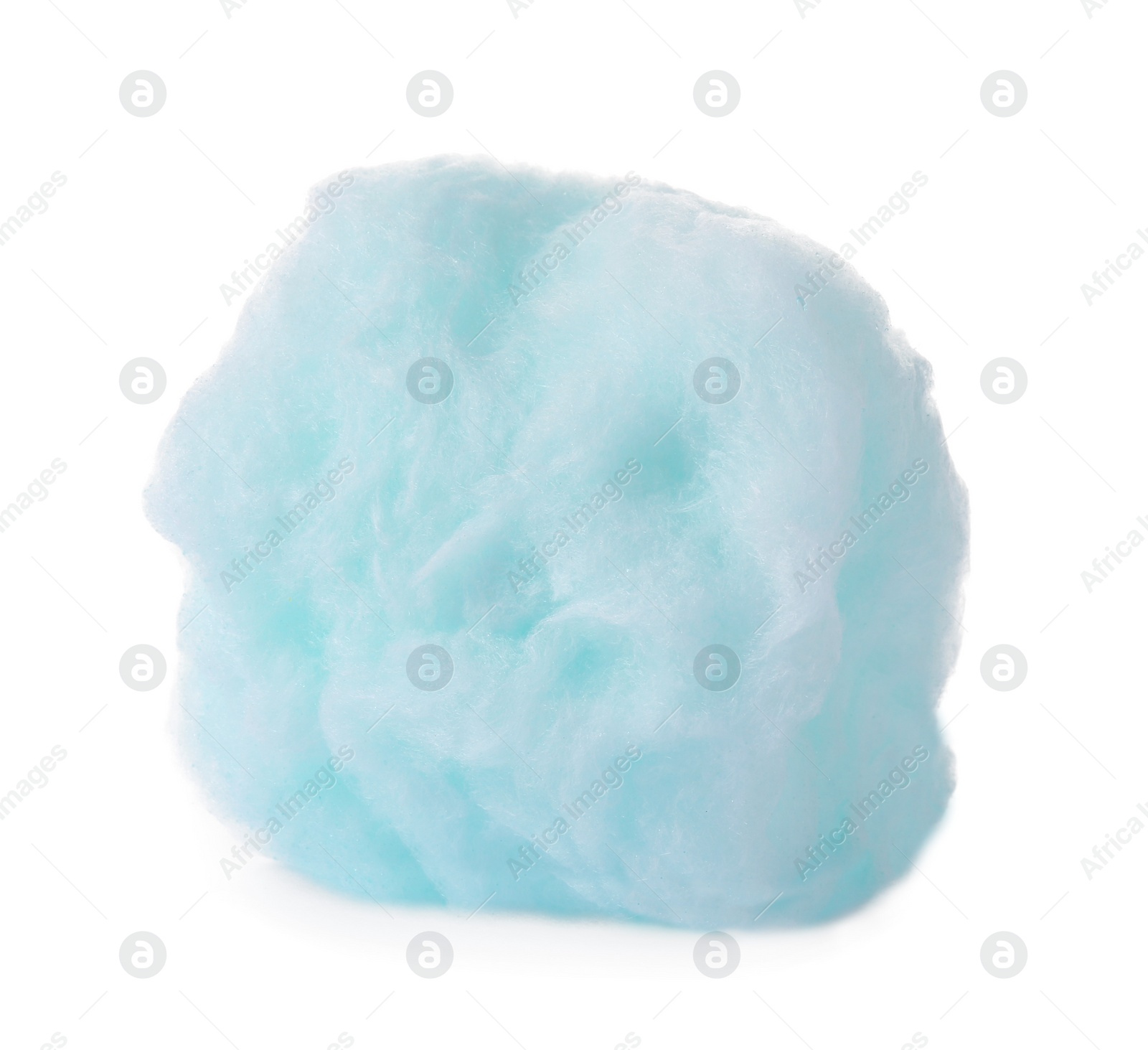 Photo of One sweet cotton candy isolated on white