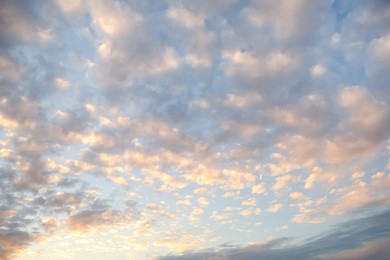 Photo of Beautiful view of blue sky with clouds