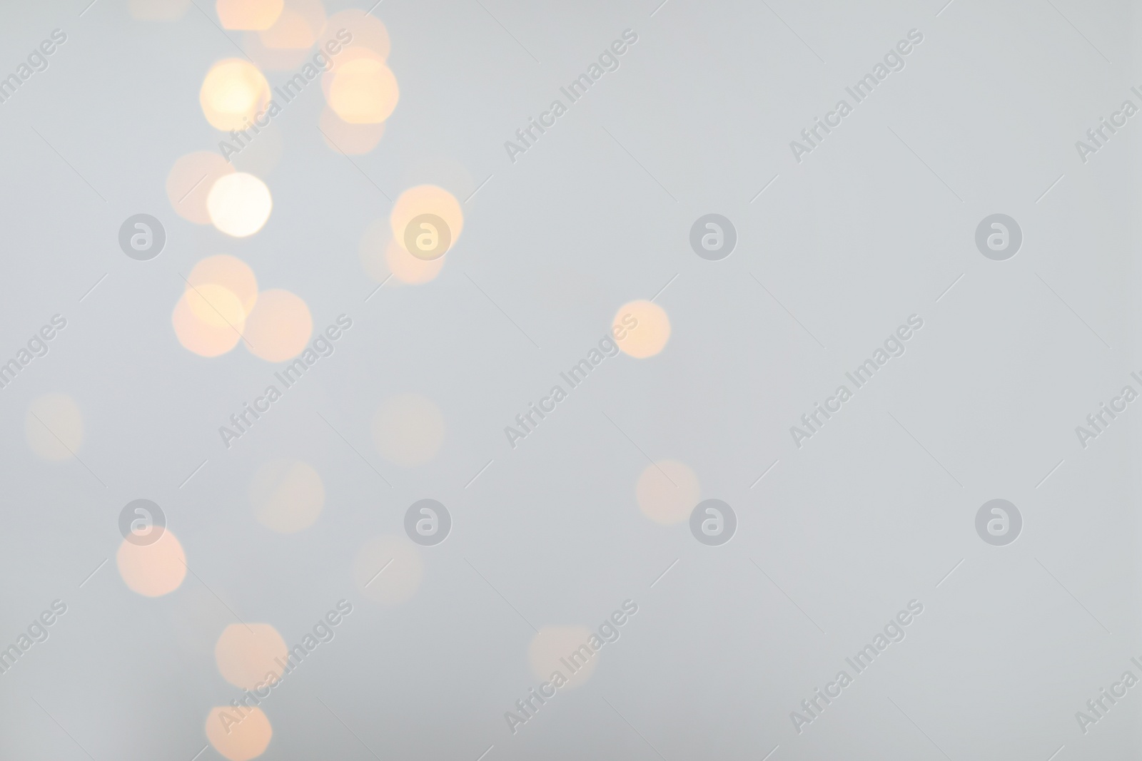 Photo of Blurred view of beautiful lights, space for text. Bokeh effect