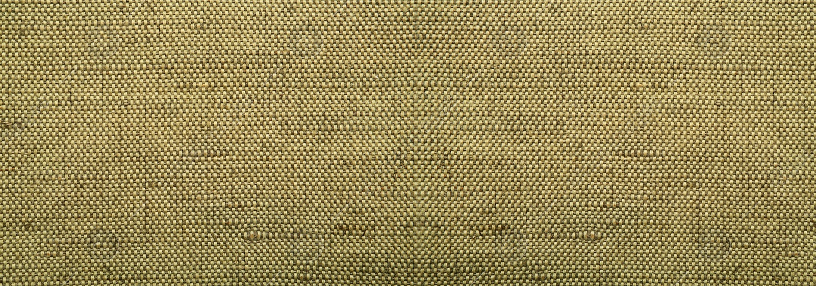 Image of Texture of natural burlap fabric as background, top view. Banner design